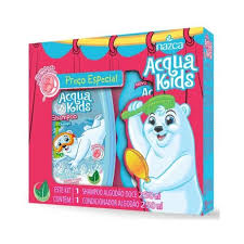 Imagem do produto KIT ACQUA KIDS SHAMPOO E CONDICIONADOR ALGODAO DOCE 250ML