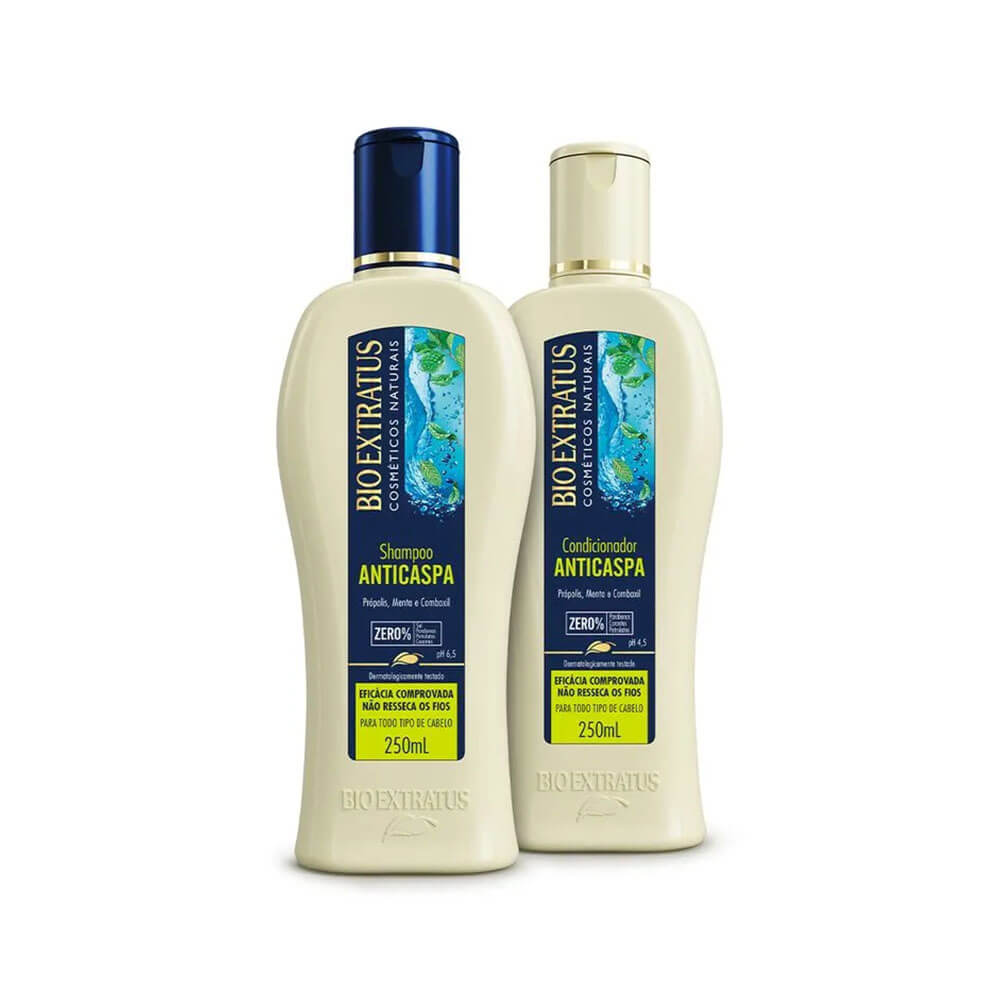 Imagem do produto KIT ANTICASPA BIO EXTRATUS SHAMPOO 250ML + CONDICIONADOR 150ML