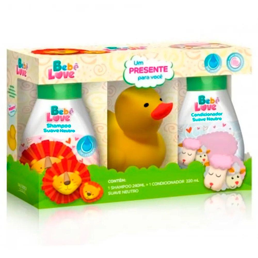 Imagem do produto KIT BEBE LOVE AMARELO (SHAMPOO 240ML + CONDICIONADOR 220ML)