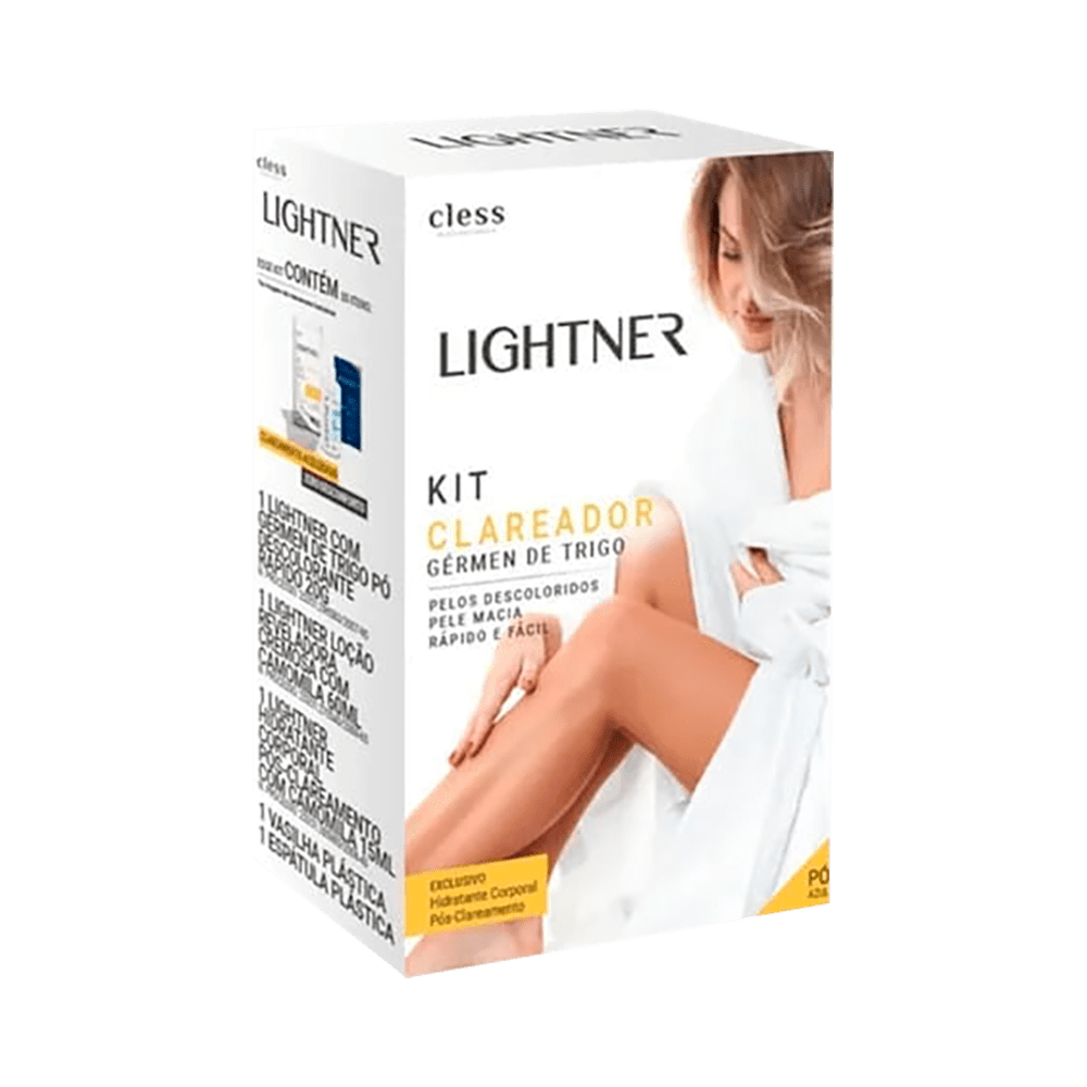 Imagem do produto KIT DESCOLORANTE LIGHTNER GERMEN DE TRIGO 20G CLESS