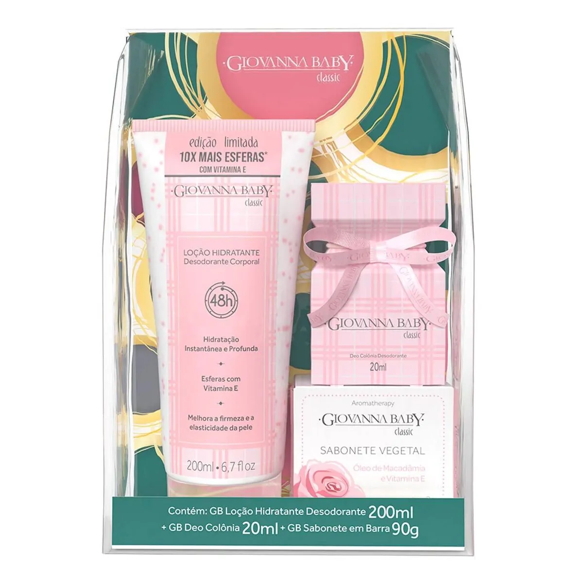 Imagem do produto KIT GIOVANNA BABY CLASSIC COLONIA, LOCAO E SABONETE COM NECESSAIRE