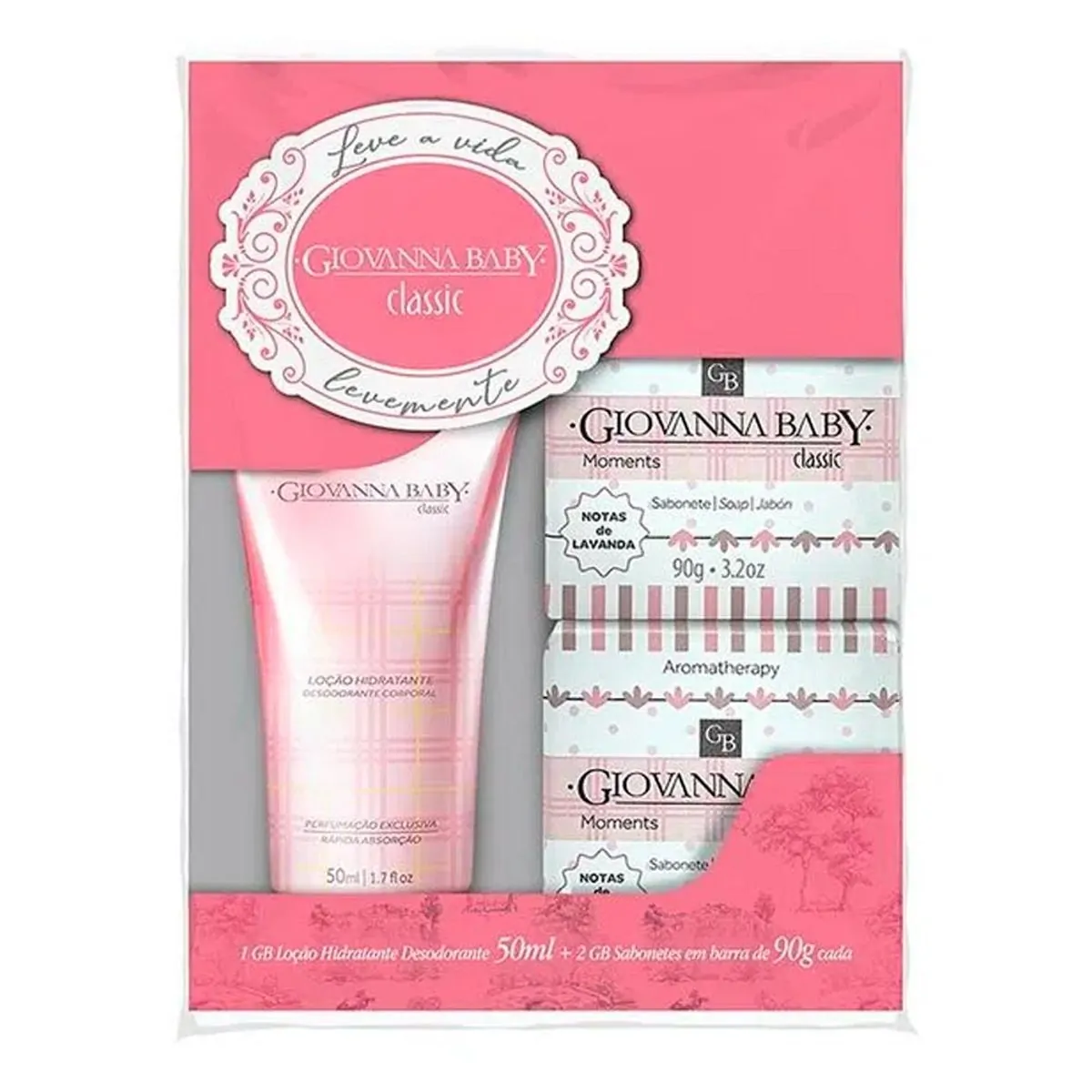 Imagem do produto KIT GIOVANNA BABY CLASSIC ETERNO ENCANTO LOCAO E SABONETE