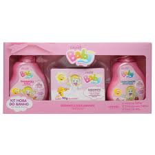 Imagem do produto KIT HORA DO BANHO MURIEL BABY MENINA SHAMPOO, CONDICIONADOR E SABONETE