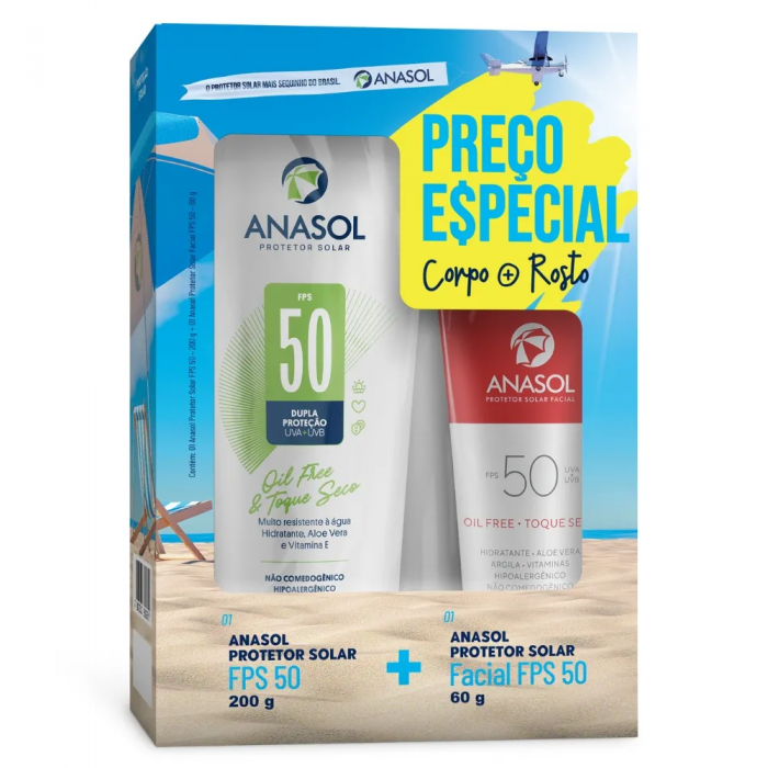 Imagem do produto KIT JU PAES CORPORAL FPS50 200G + FACIAL FPS50 60G