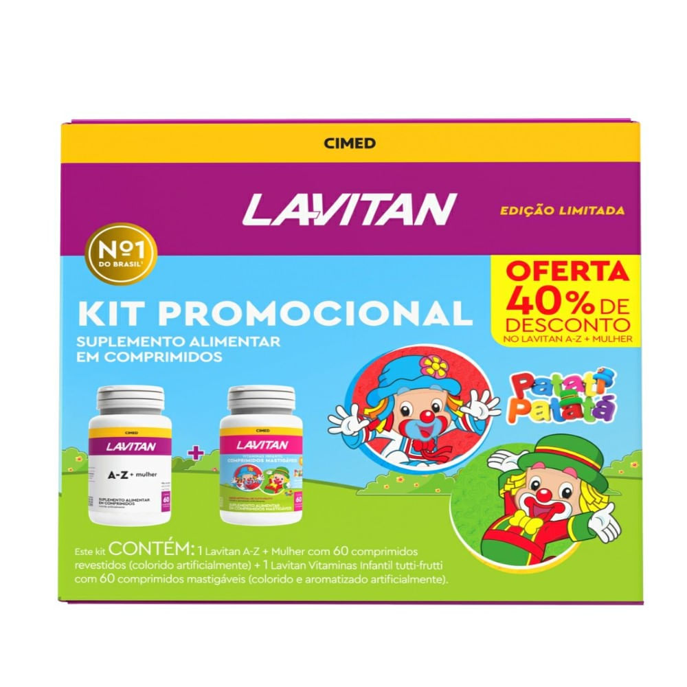 Imagem do produto KIT LAVITAN A-Z MULHER + INFANTIL TUTTI FRUTTI