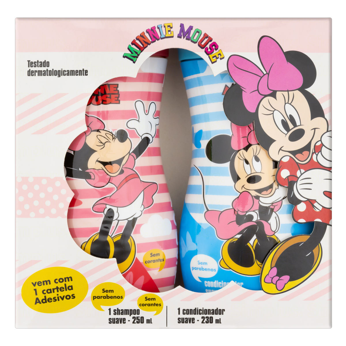 Imagem do produto KIT MINNIE MOUSE SUAVE SHAMPOO 250ML + CONDICIONADOR 230ML COM BRINDE
