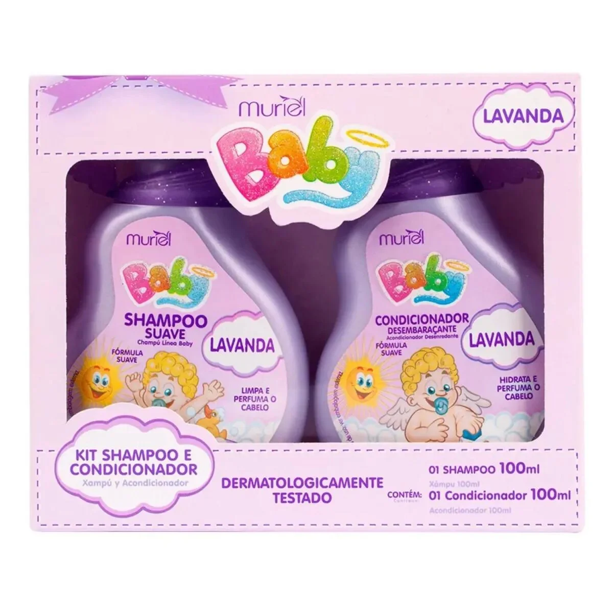 Imagem do produto KIT MURIEL BABY SHAMPOO E CONDICIONADOR LAVANDA 100ML