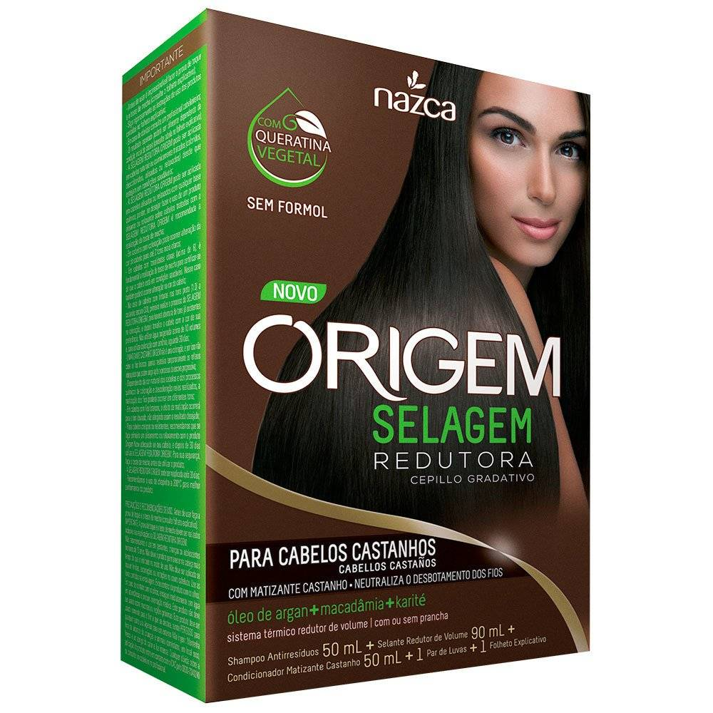 Imagem principal de KIT ORIGEM SELAGEM REDUTORA PARA CABELOS CASTANHOS