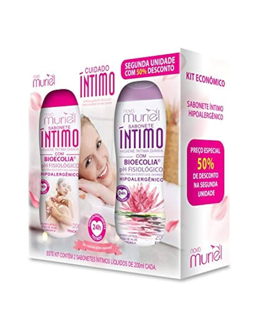 Imagem do produto KIT SABONETE LIQUIDO INTIMO MURIEL INTIMO E FLORAL 200ML