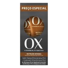 Imagem do produto KIT SHAMPOO E CONDICIONADOR OX NUTRE 375ML E 170ML