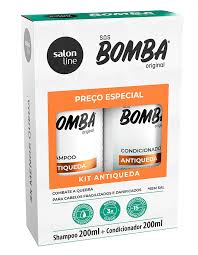Thumbnail de KIT SHAMPOO E CONDICIONADOR SALON LINE BOMBA ANTIPOLUICAO 200ML