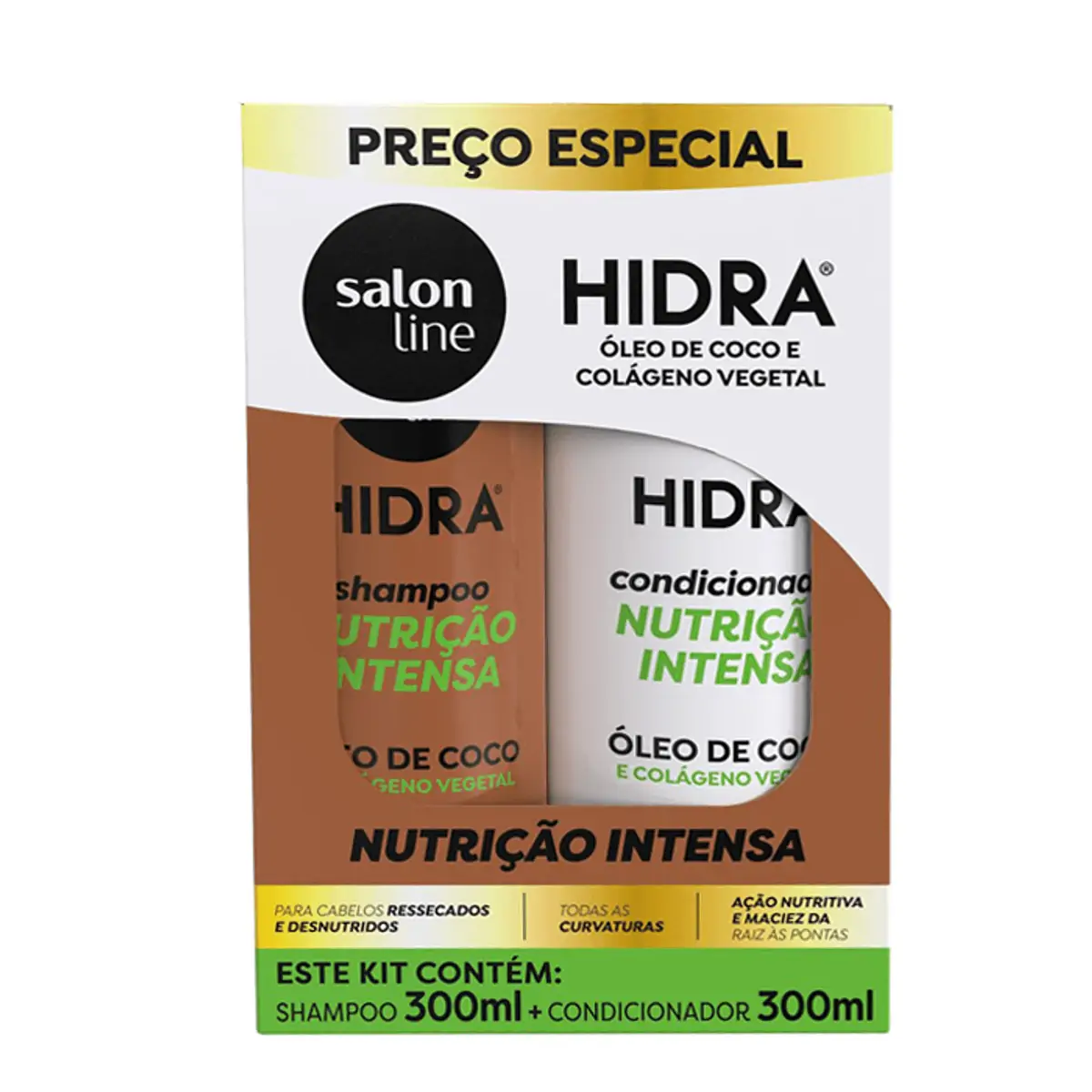 Imagem do produto KIT SHAMPOO E CONDICIONADOR SALON LINE COCO 300ML