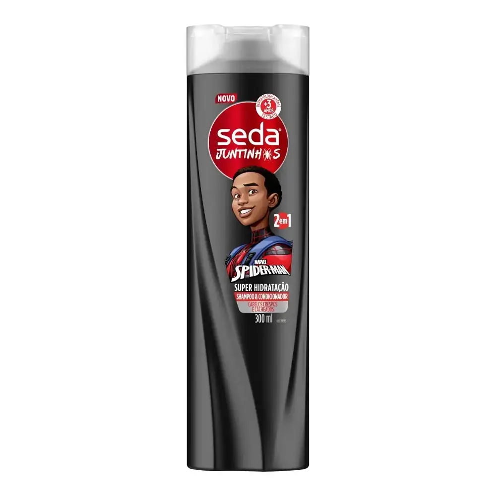 Imagem do produto KIT SHAMPOO E CONDICIONADOR SEDA KIDS SPIDERMAN 300ML