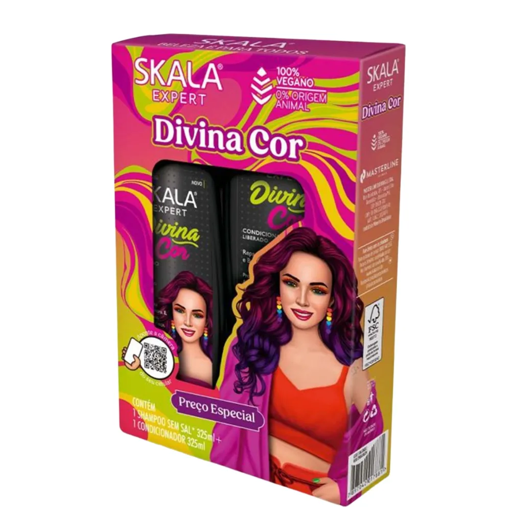 Imagem do produto KIT SHAMPOO E CONDICIONADOR SKALA DIVINO POTAO 325ML