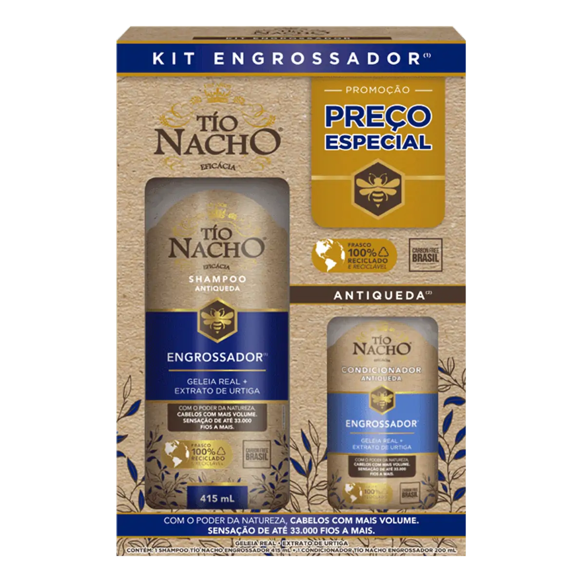 Thumbnail de KIT SHAMPOO E CONDICIONADOR TIO NACHO ENGROSSADOR 415ML