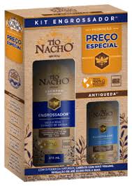 Imagem do produto KIT SHAMPOO E CONDICIONADOR TIO NACHO ENGROSSADOR 415ML