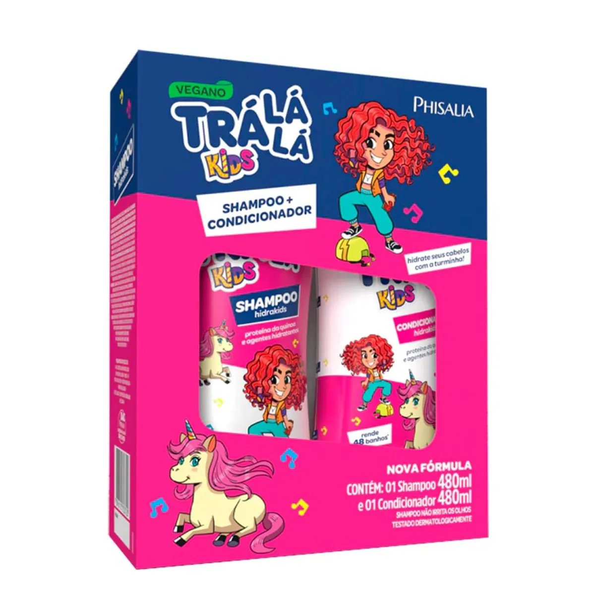 Imagem do produto KIT TRA LA LA KIDS HIDRA SHAMPOO E CONDICIONADOR 480ML