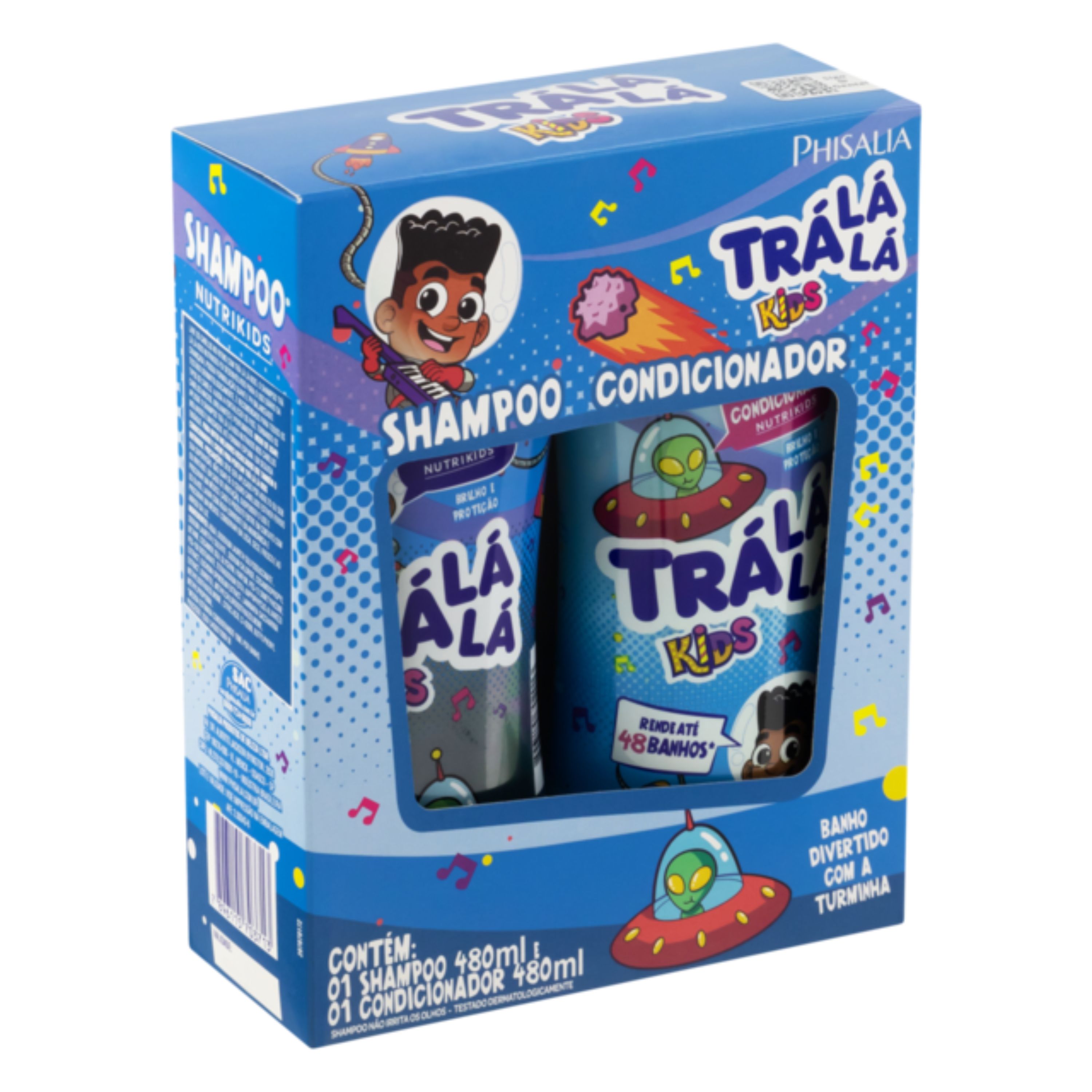 Imagem do produto KIT TRA LA LA NUTRIKIDS SHAMPOO E CONDICIONADOR 480ML