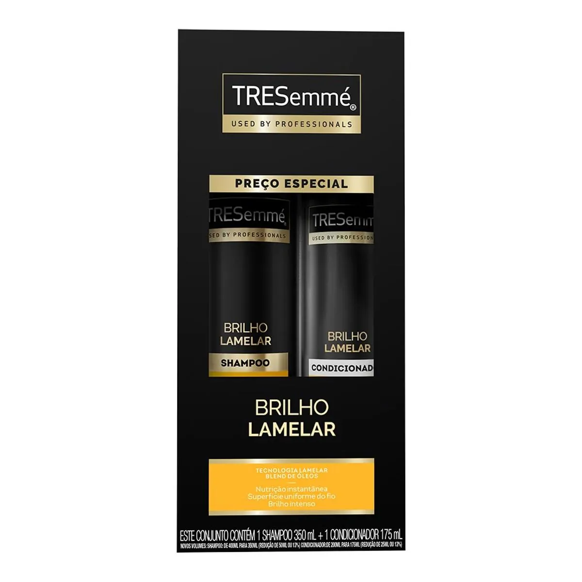 Imagem do produto KIT TRESEMME BRILHO LAMELAR SHAMPOO 350ML + CONDICIONADOR 175ML
