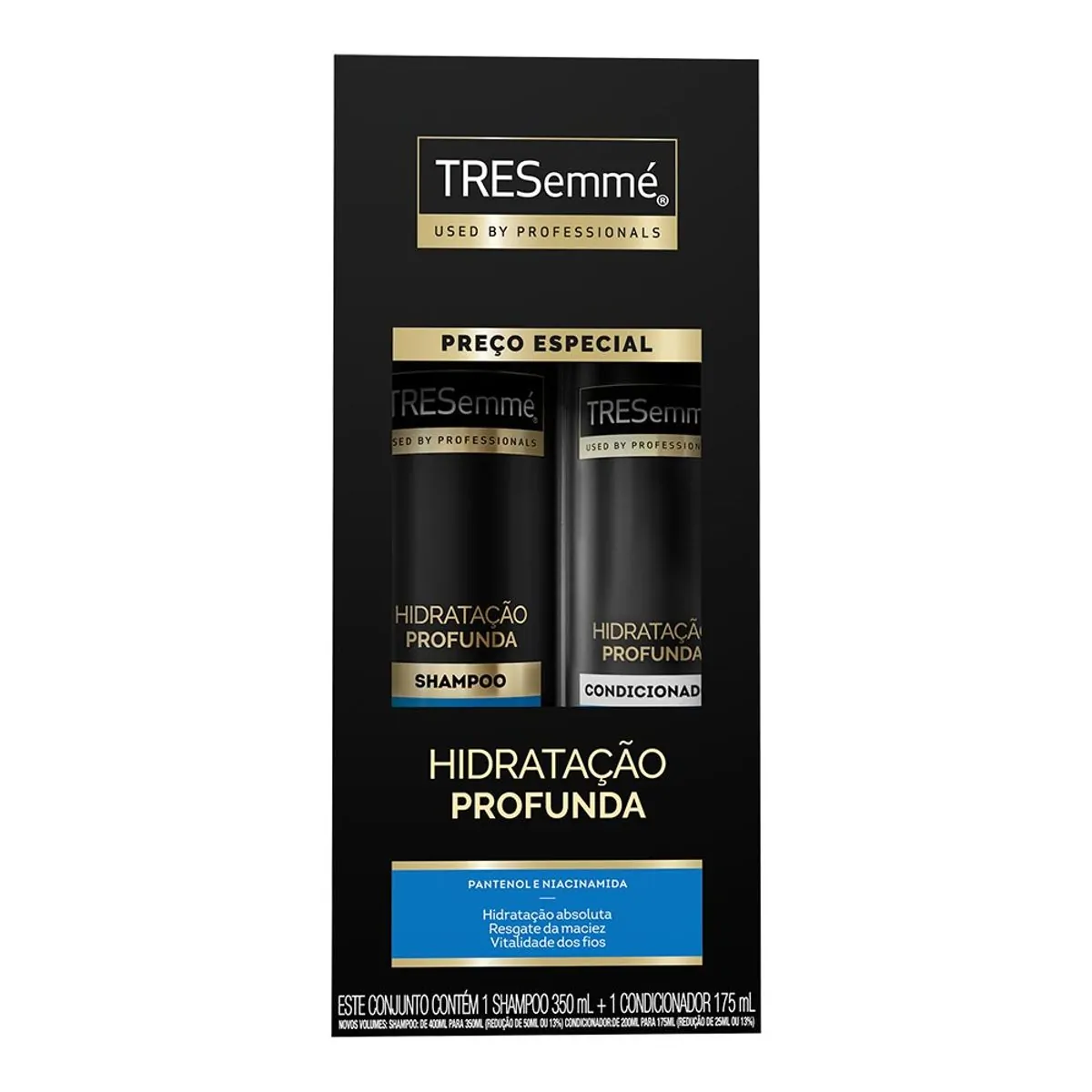Imagem do produto KIT TRESEMME HIDRATACAO PROFUNDA SHAMPOO 350ML + CONDICIONADOR 175ML