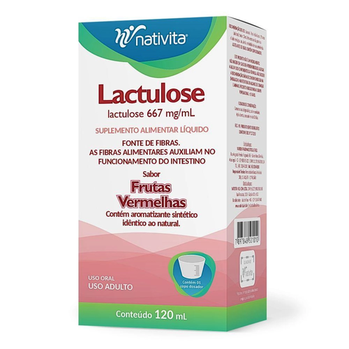 Imagem do produto LACTULOSE 120ML SUSPENSAO SABOR FRUTAS VERMELHAS