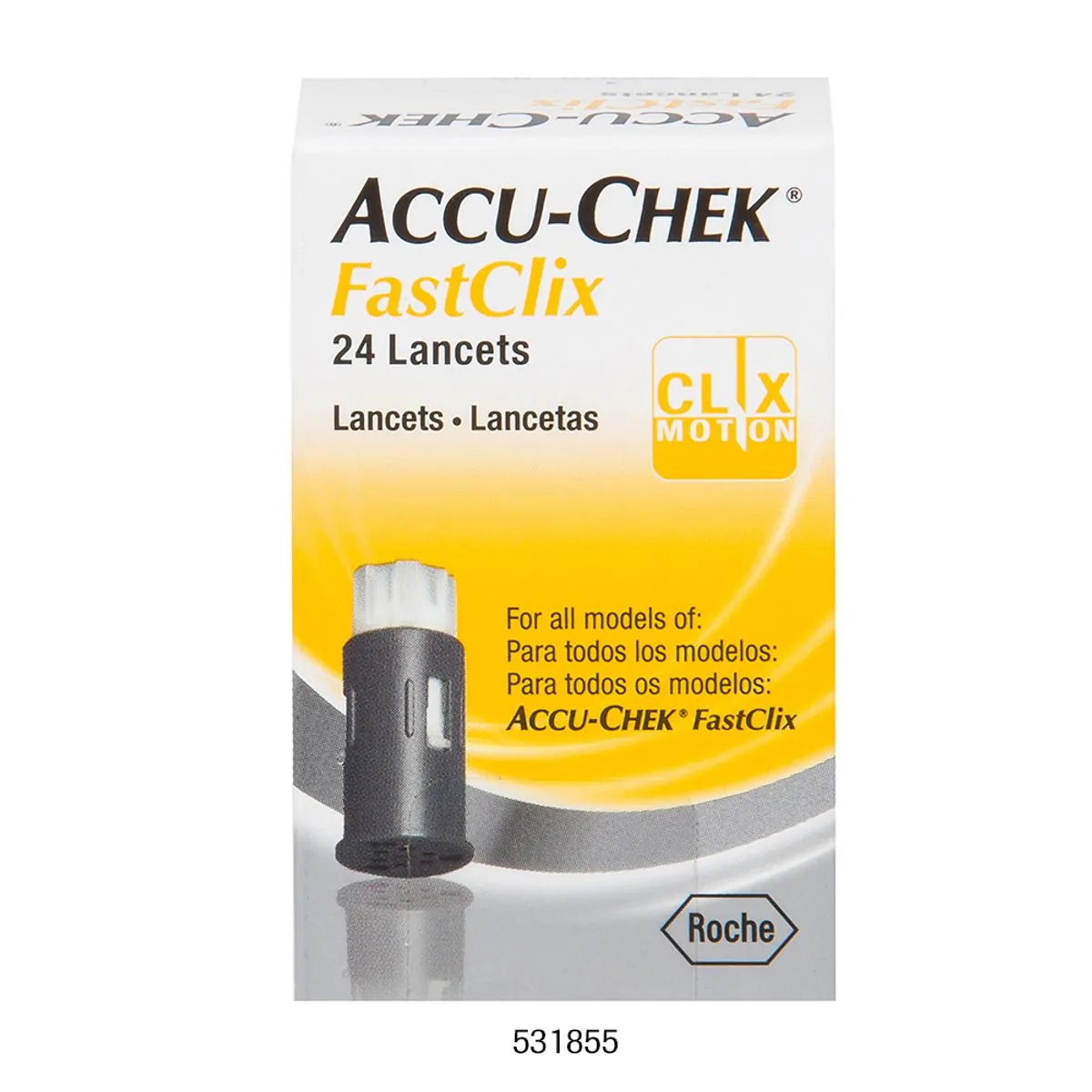 Imagem do produto LANCETAS ACCU-CHEK FASTCLIX COM 24 UNIDADES