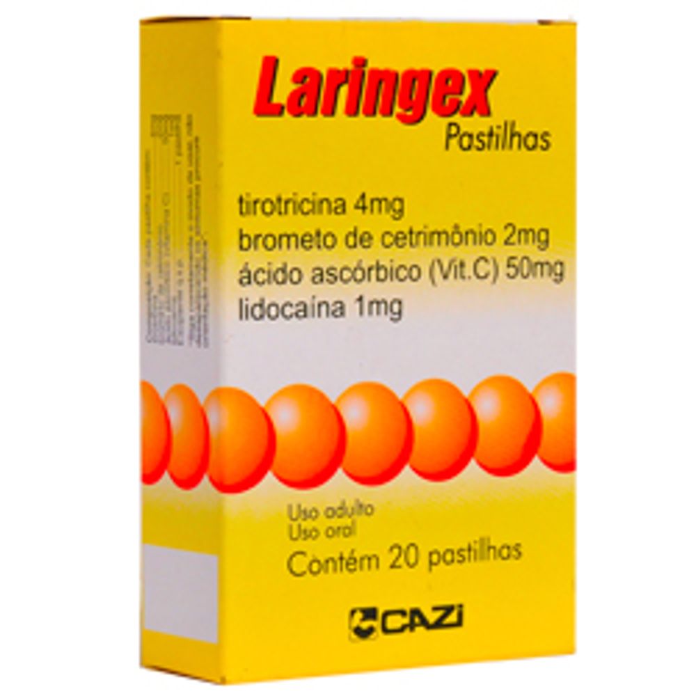 Imagem do produto LARINGEX 1,34MG CAIXA COM 16 PASTILHAS