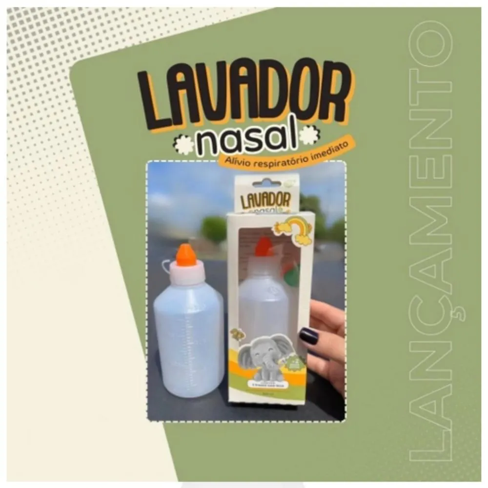 Imagem do produto LAVADOR NASAL COM FRASCO 300ML E 2 BICOS