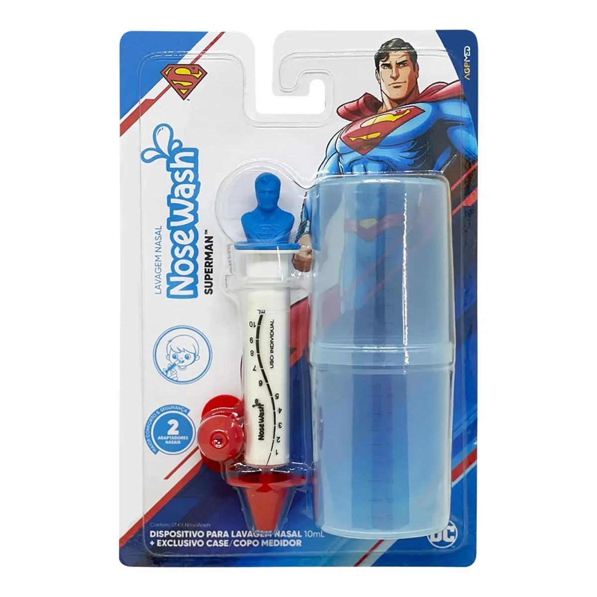 Imagem do produto LAVADOR NASAL NOSEWASH COM CASE SUPERMAN