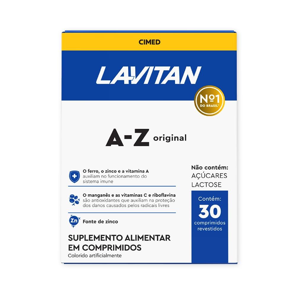 Imagem do produto LAVITAN A-Z ORIGINAL FRASCO COM 30 COMPRIMIDOS REVESTIDOS