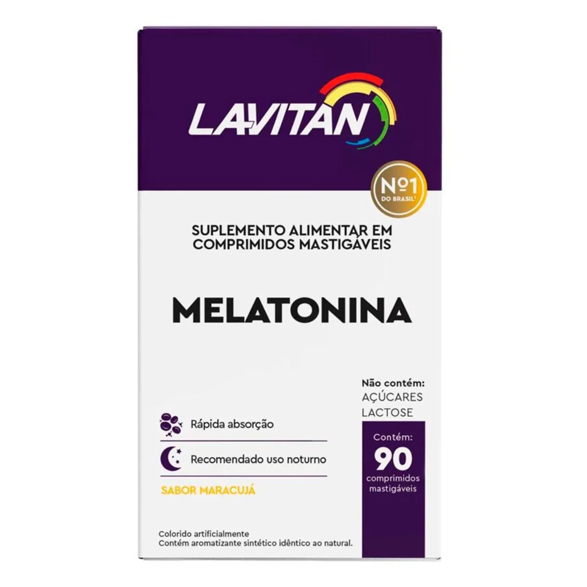 Imagem do produto LAVITAN MELATONINA 0,21MG COM 90 COMPRIMIDOS