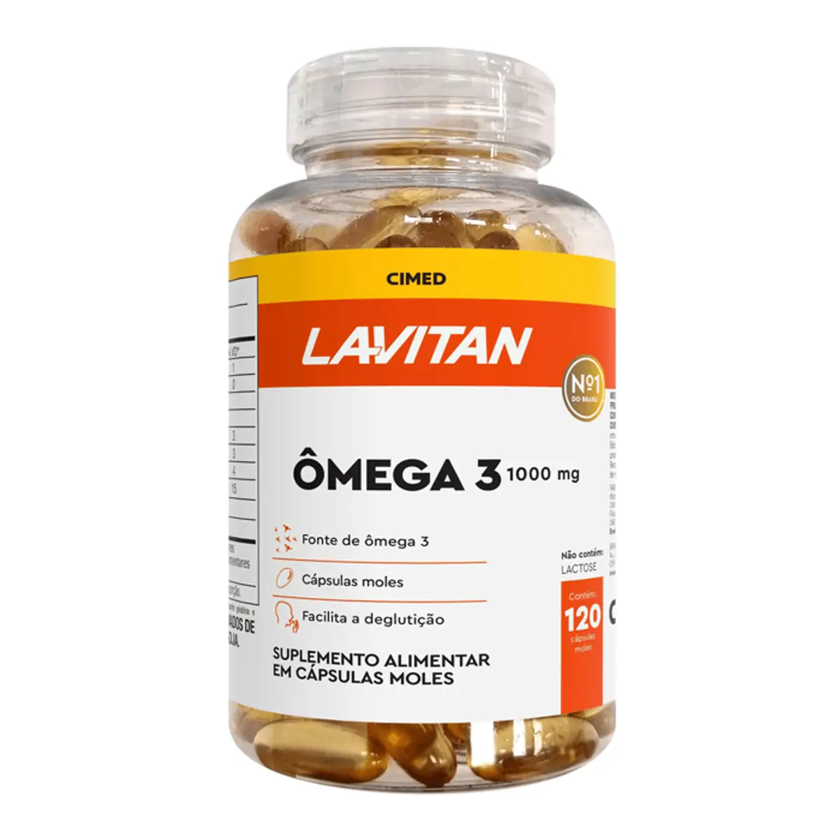 Thumbnail de LAVITAN OMEGA 3 1000MG FRASCO COM 120 CAPSULAS