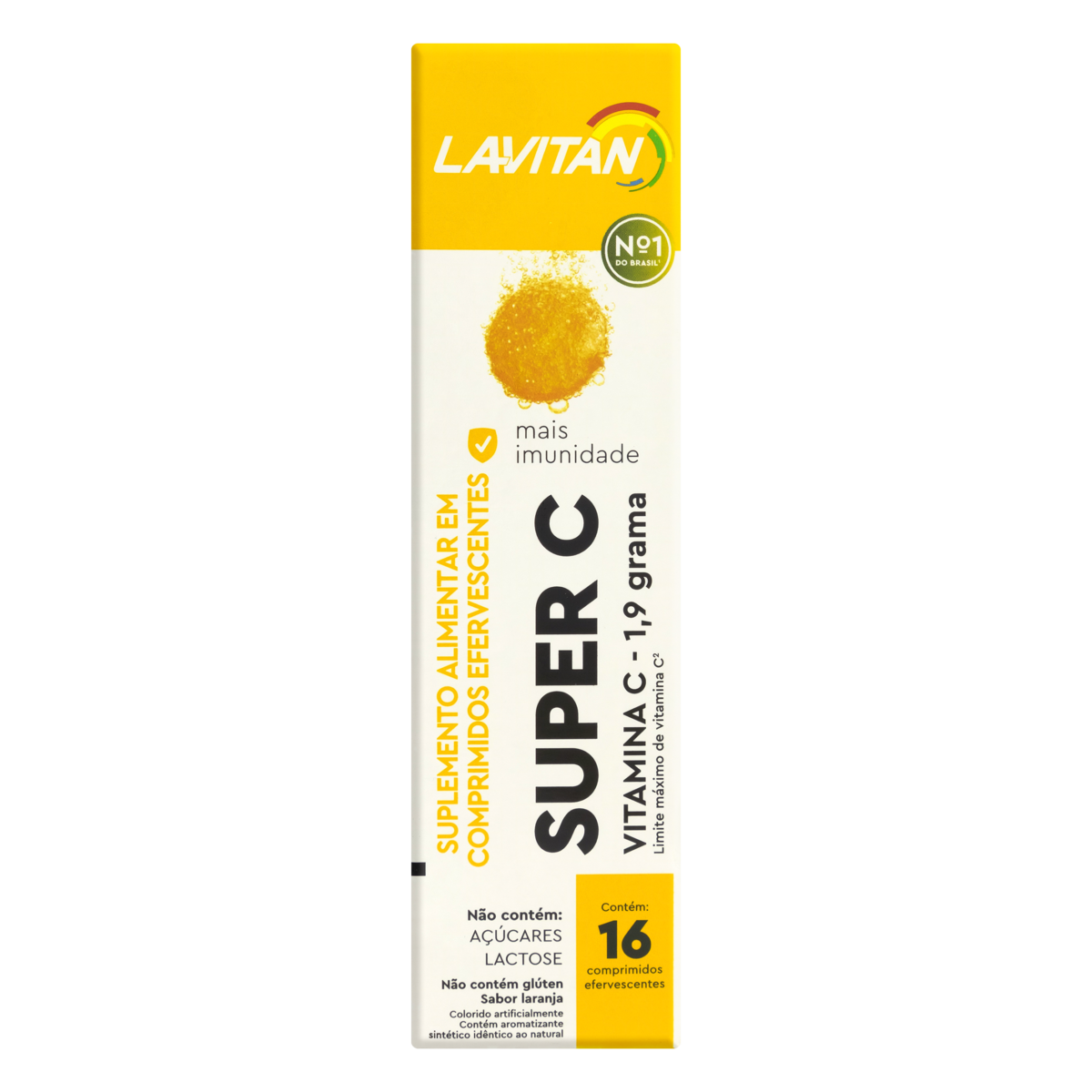 Imagem do produto LAVITAN SUPER C 1,9G COM 16 COMPRIMIDOS EFERVESCENTES
