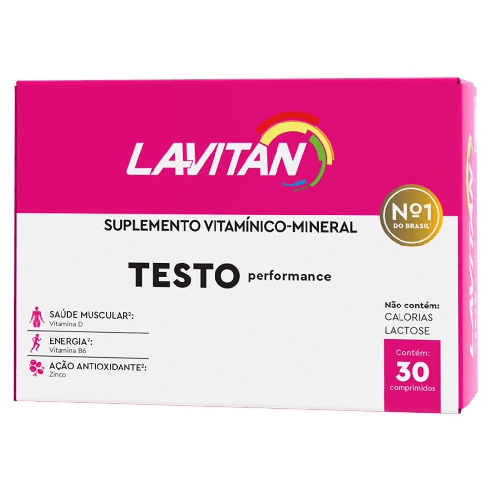 Imagem do produto LAVITAN TESTO FEMME COM 30 COMPRIMIDOS