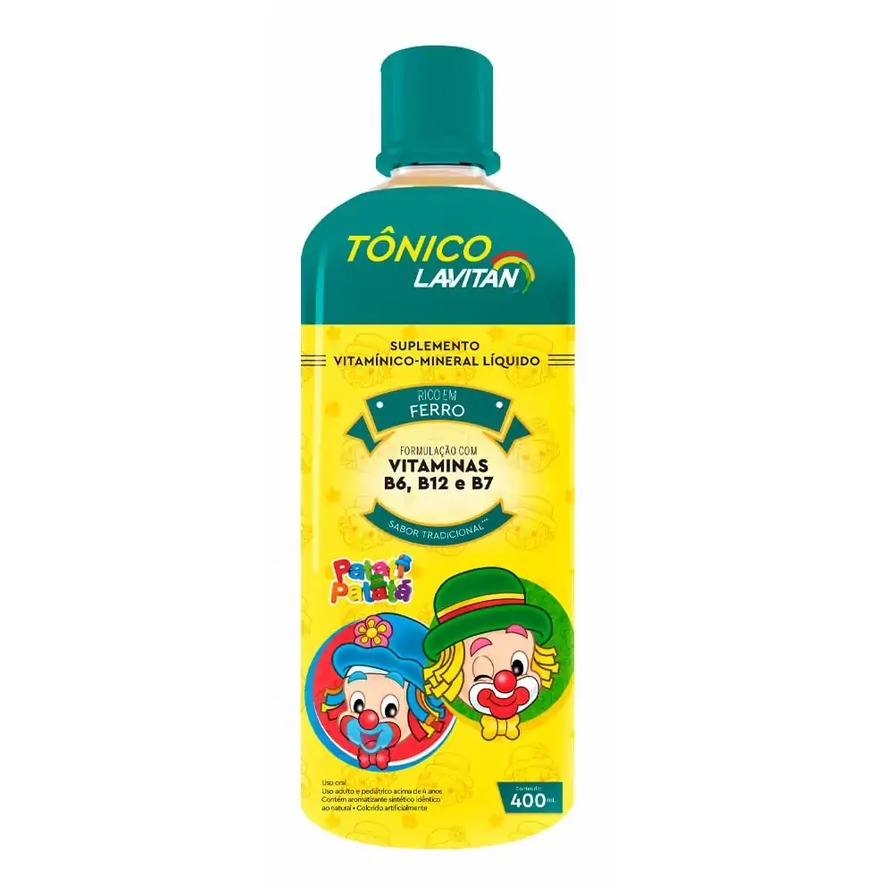 Imagem do produto LAVITAN TONICO SOLUCAO ORAL SABOR TRADICIONAL 400ML