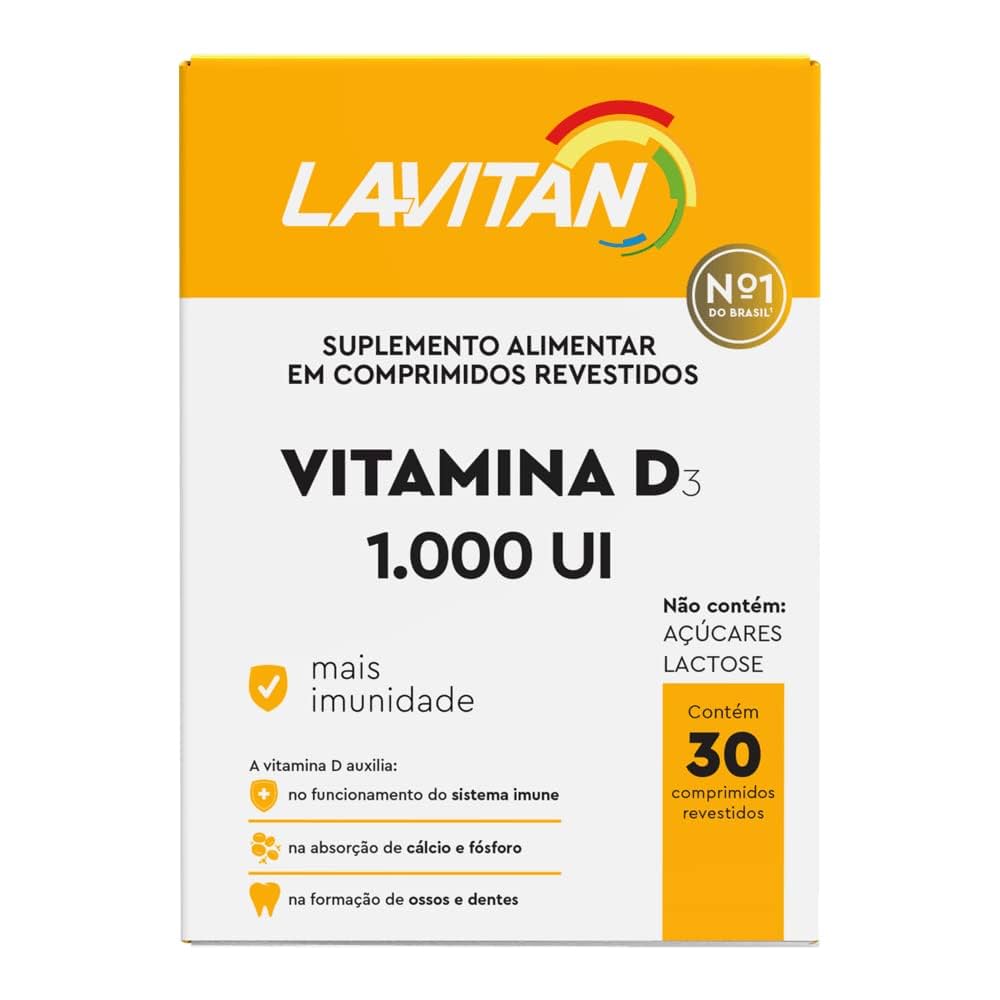 Imagem do produto LAVITAN VITAMINA D 1.000UI COM 30 COMPRIMIDOS
