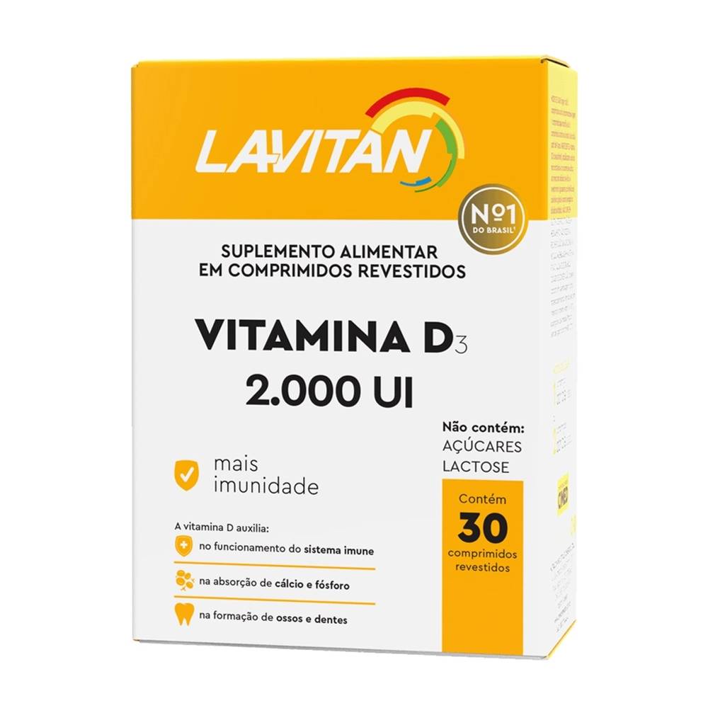 Imagem do produto LAVITAN VITAMINA D 2.000UI COM 30 COMPRIMIDOS