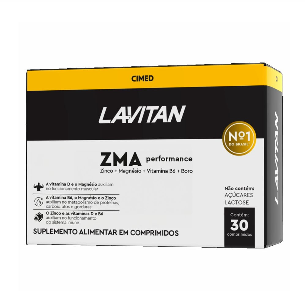 Imagem do produto LAVITAN ZMA PERFORMANCE COM 30 COMPRIMIDOS