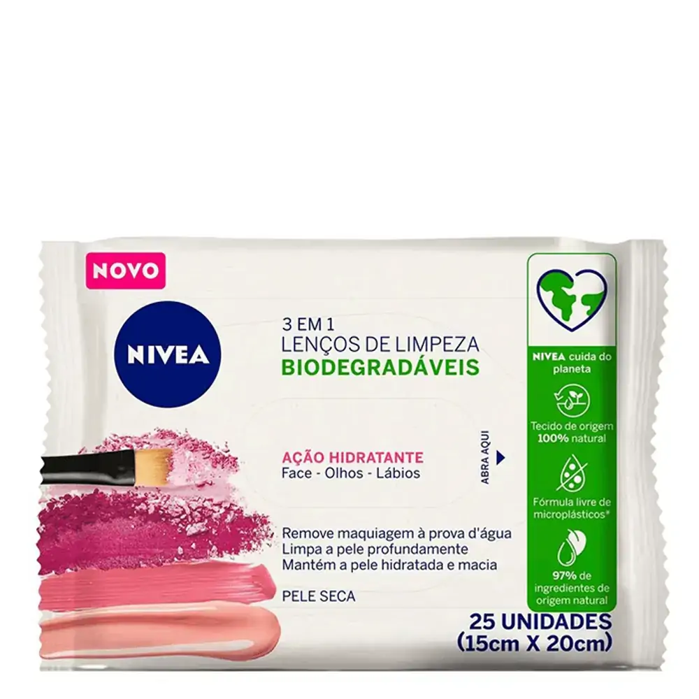 Imagem do produto LENCO DE LIMPEZA NIVEA PELE SECA