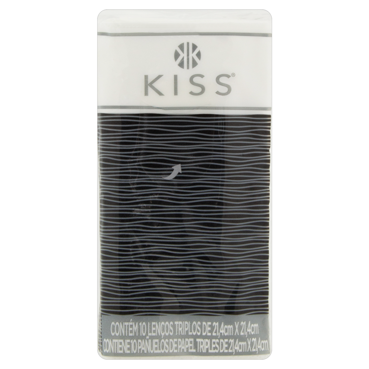 Imagem do produto LENCO FACIAL KISS DE BOLSO COM 10 UNIDADES