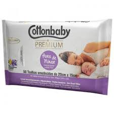 Imagem do produto LENCO UMEDECIDO COTTONBABY PREMIUM COM 50 UNIDADES