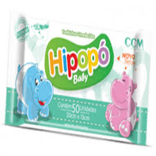 Imagem do produto LENCO UMEDECIDO HIPOPO COM 50 UNIDADES