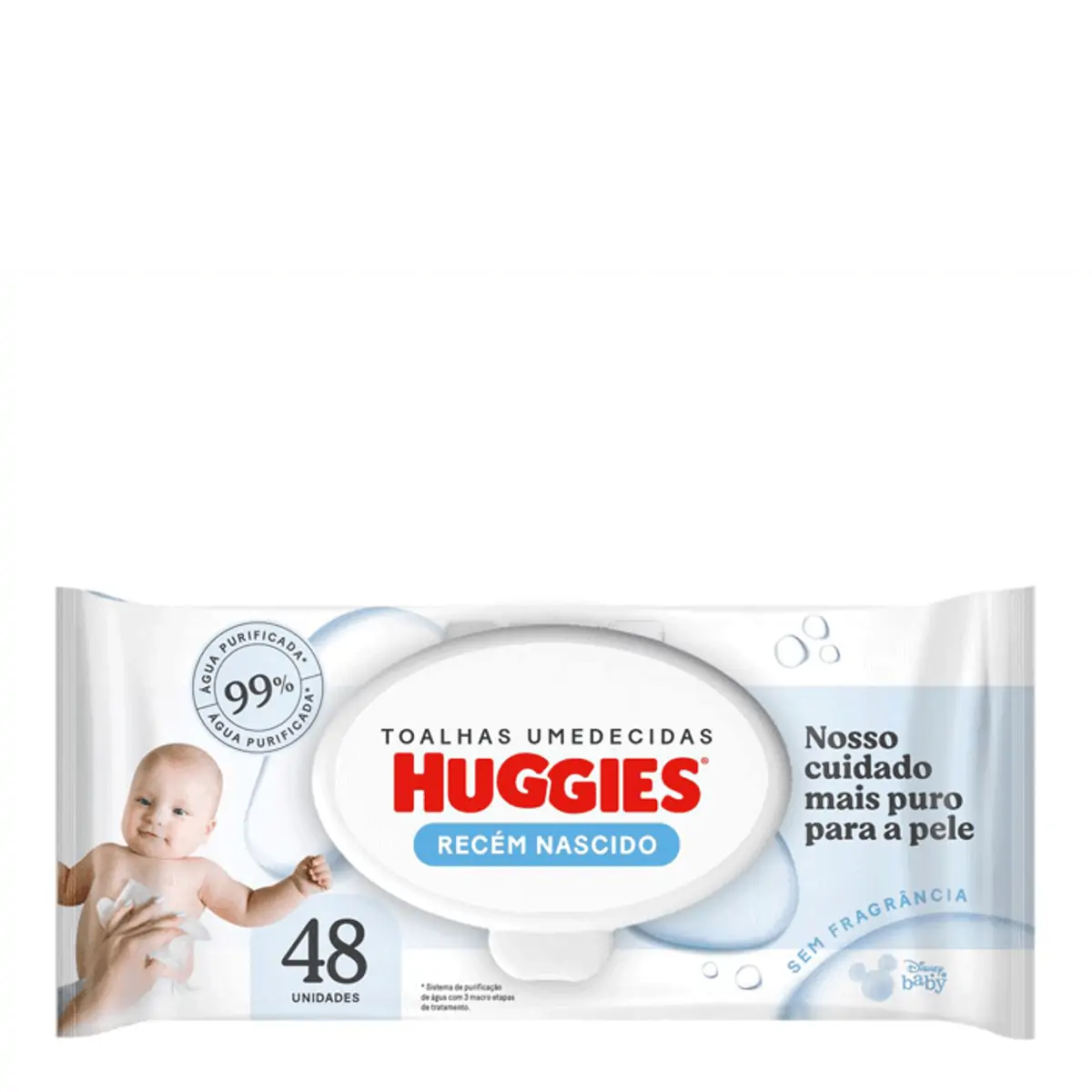 Imagem de LENCO UMEDECIDO HUGGIES COM 48 UNIDADES