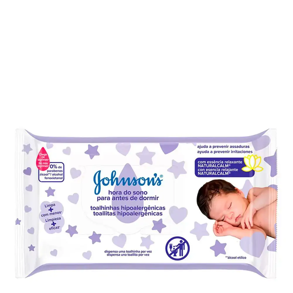 Imagem do produto LENCO UMEDECIDO JOHNSON'S BABY HORA DO SONO