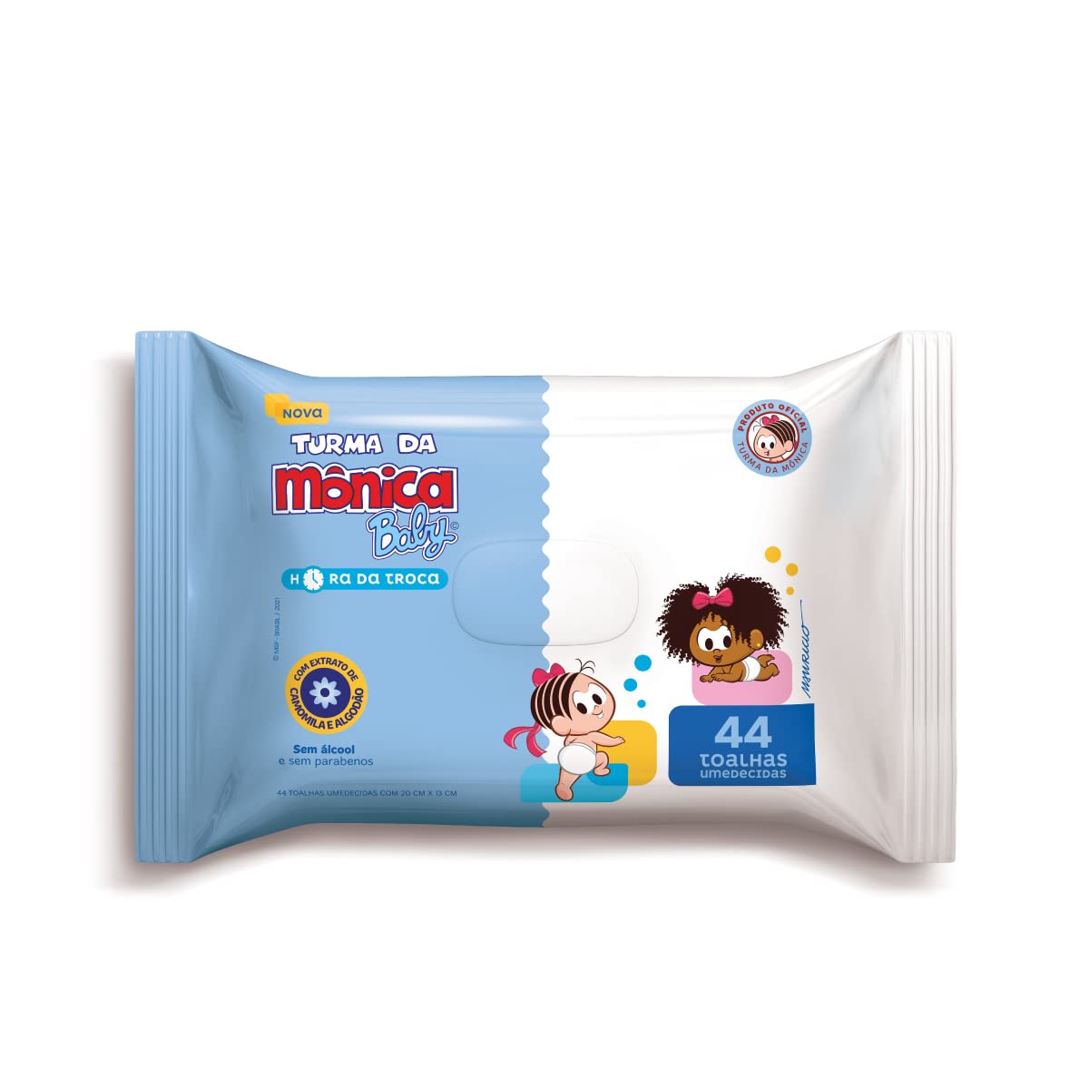 Imagem do produto LENCO UMEDECIDO TURMA DA MONICA COM 44 UNIDADES