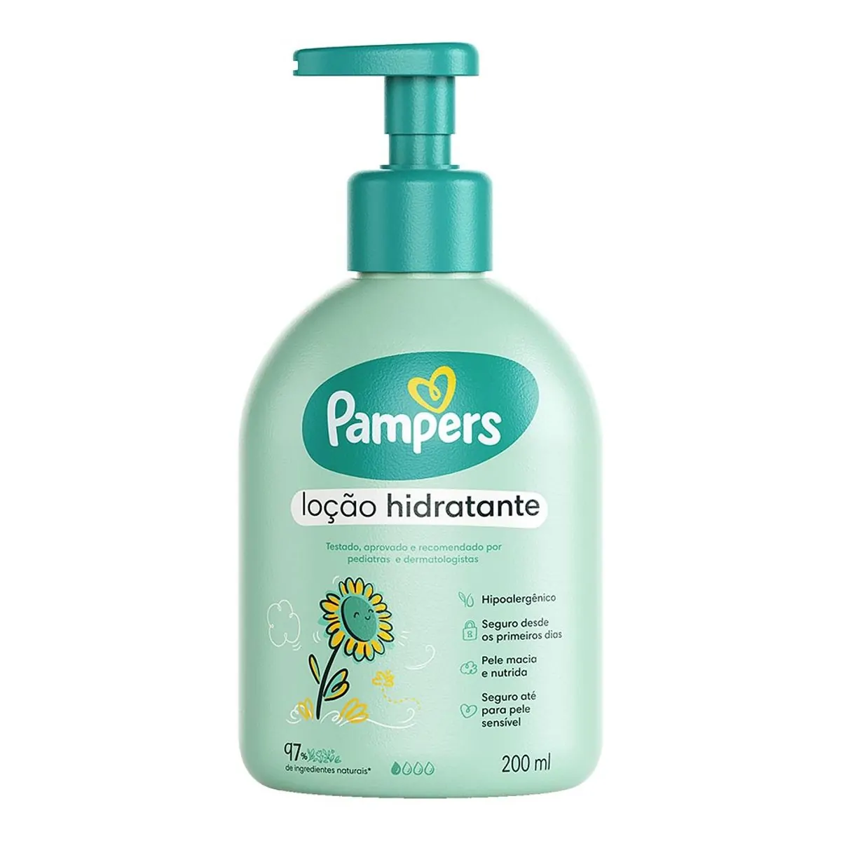 Imagem do produto LOCAO HIDRATANTE CORPORAL PAMPERS GIRASSOL 200ML