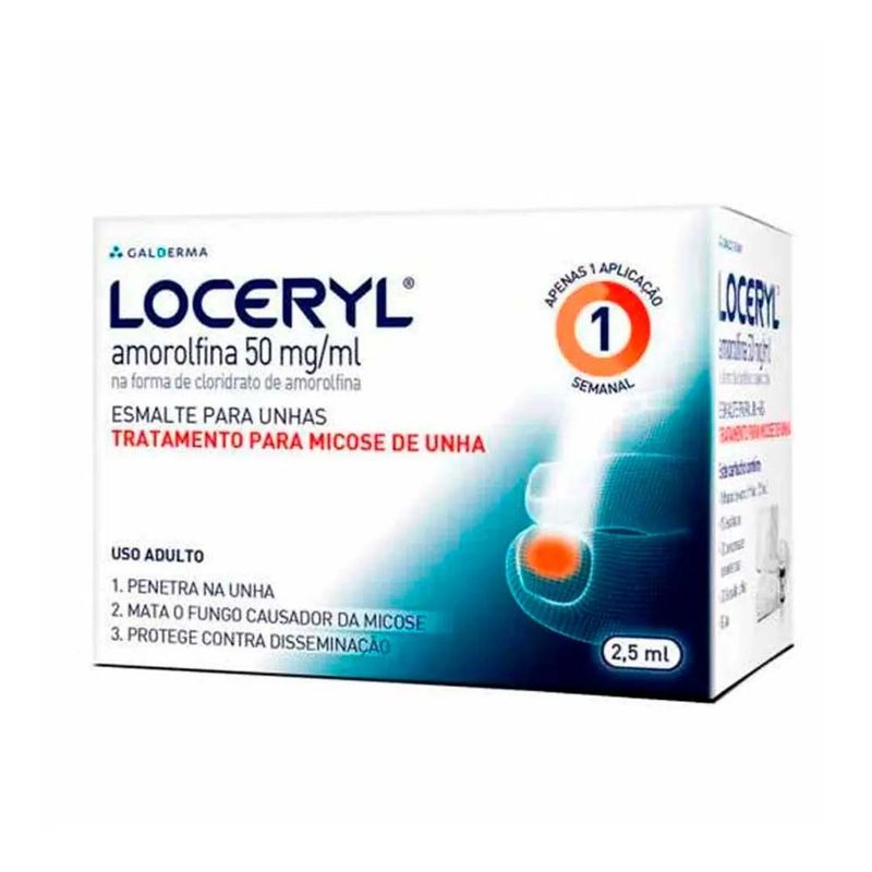 Thumbnail de LOCERYL 50MG/ML ESMALTE FRASCO COM 2,5ML, APLICADOR E 30 LIXAS