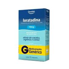 Imagem do produto LORATADINA 10MG GEOLAB CAIXA COM 12 COMPRIMIDOS