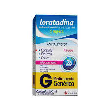 LORATADINA 1MG GLOBO XAROPE FRASCO COM 100ML E COPO MEDIDA