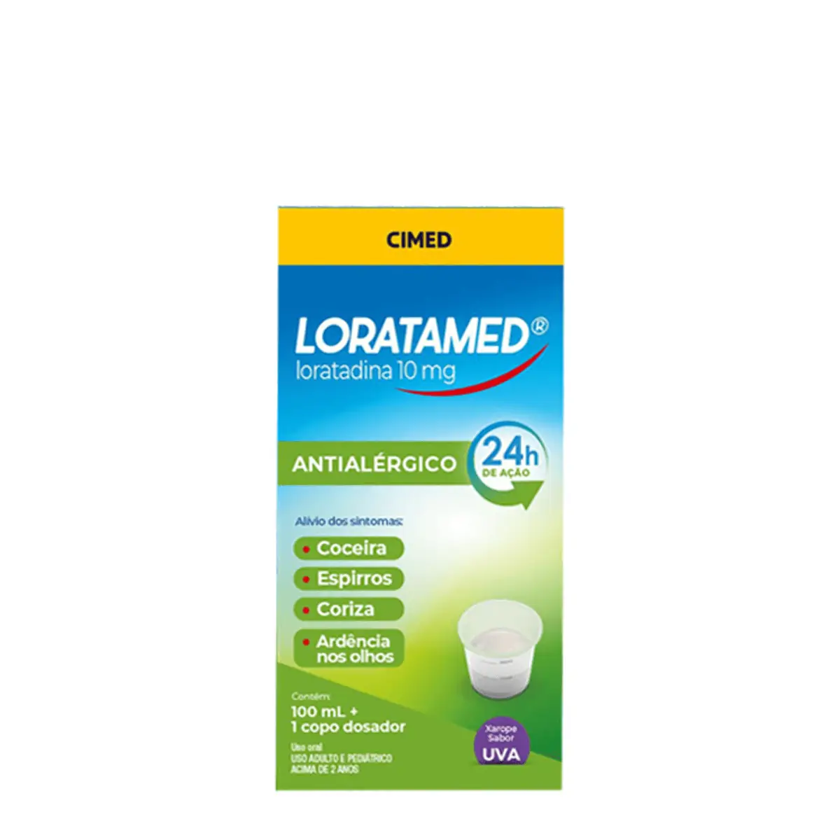 Imagem do produto LORATAMED 1MG/ML CIMED XAROPE FRASCO COM 100ML